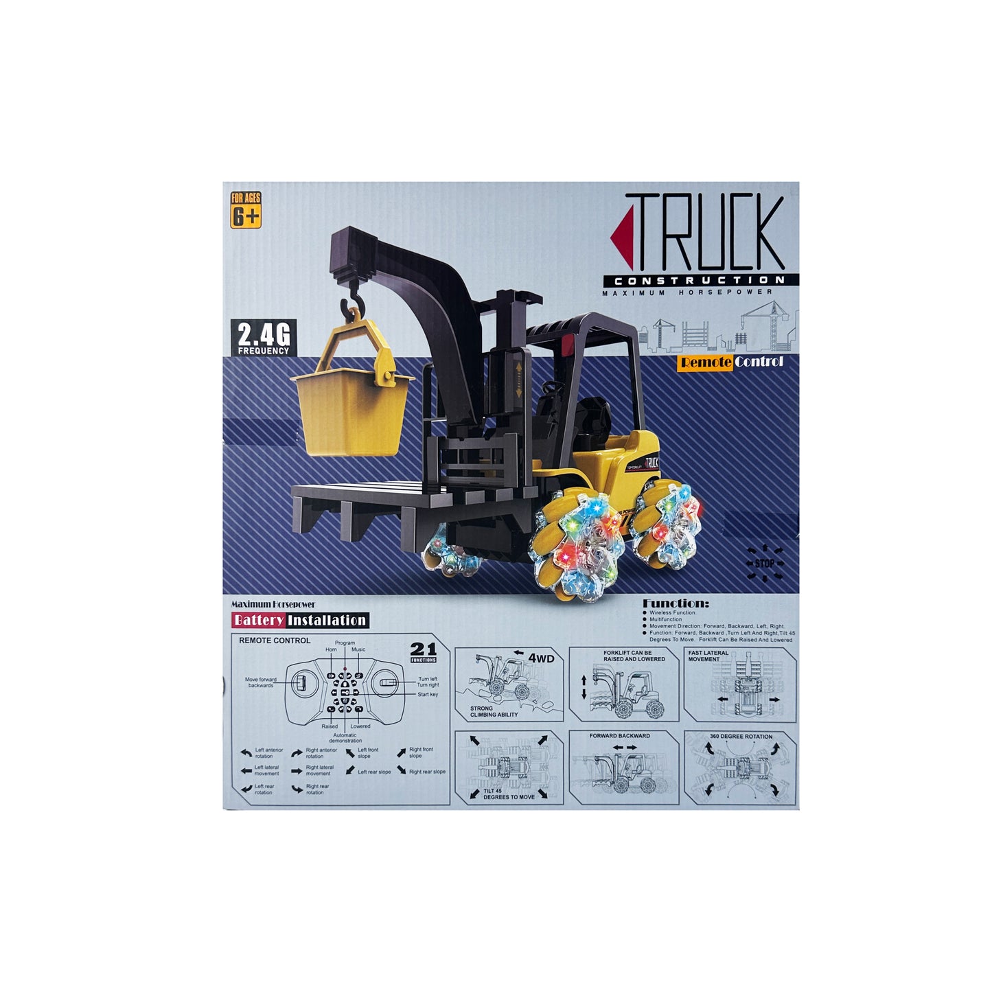 Excavator Drift Toy Truck