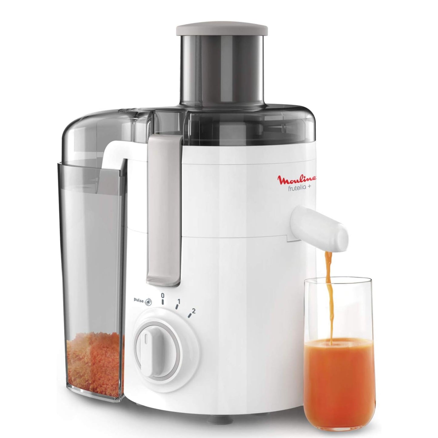 Moulinex  Frutelia+ Juice Extractor with Wide Mouth Easy to Clean 2 Speeds and Pulse Mode, 350 W