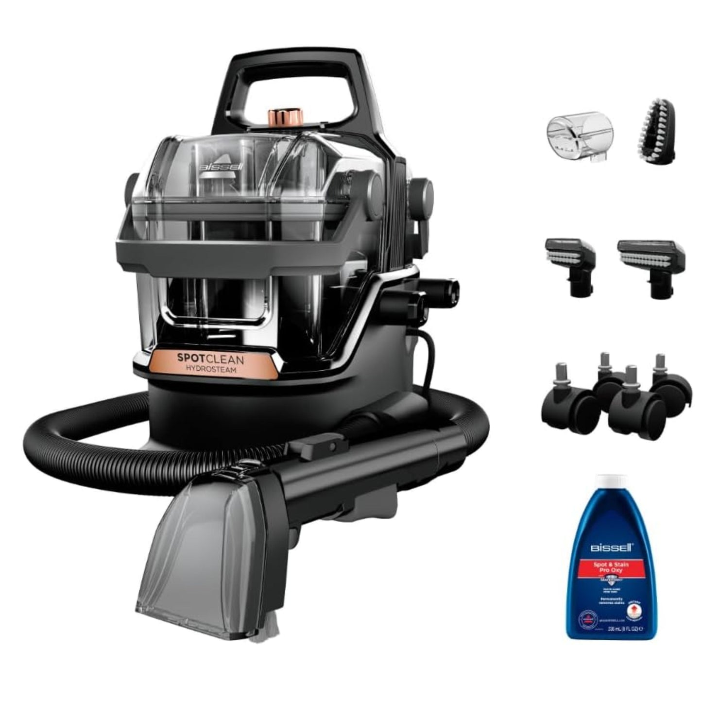 BISSELL SpotClean HydroSteam – Portable Deep Cleaner with Hydrosteam Technology