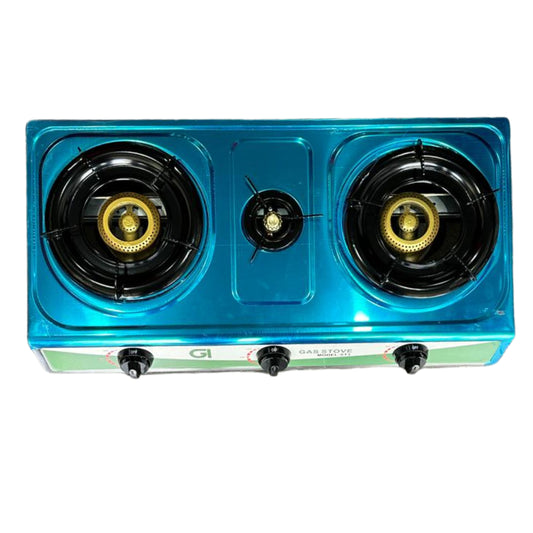GI gas stove Cooker Flat Cooker 3 Burner Stainless