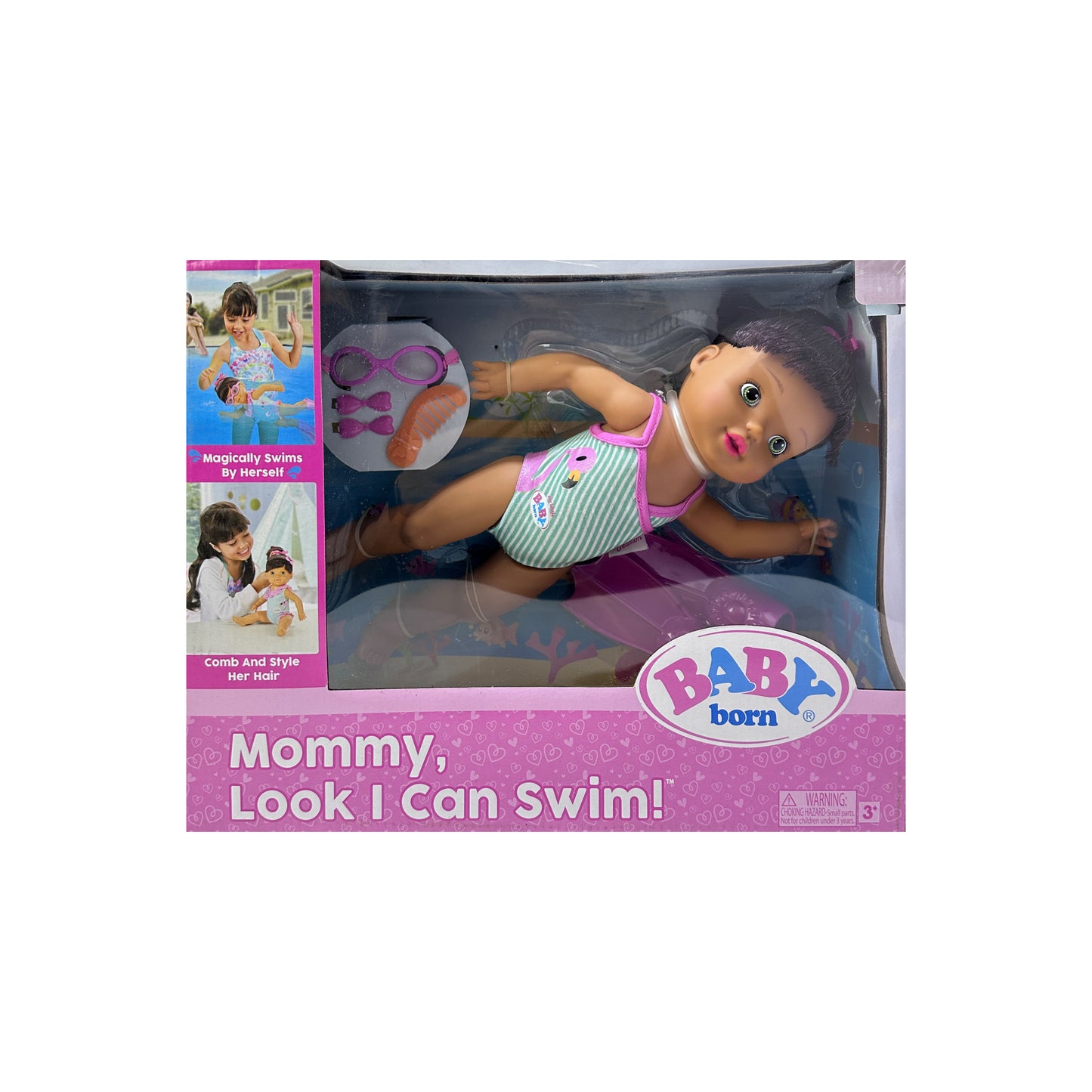 BABY born MOMMY!, Look I Can Swim!- Curly Gift Toy