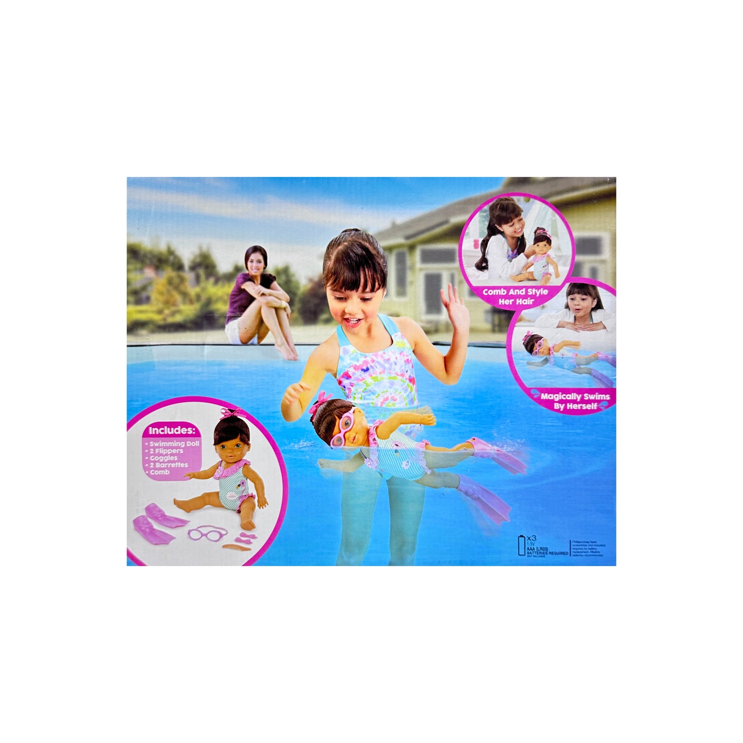 BABY born MOMMY!, Look I Can Swim!- Curly Gift Toy