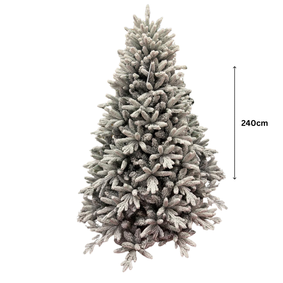 Christmas tree Snowy white Wide Fing  - 240CM  26252