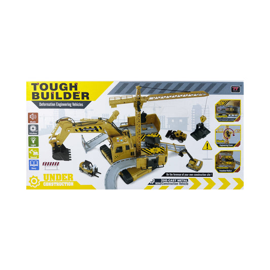Excavator and Crane Transformer, Construction Vehicles