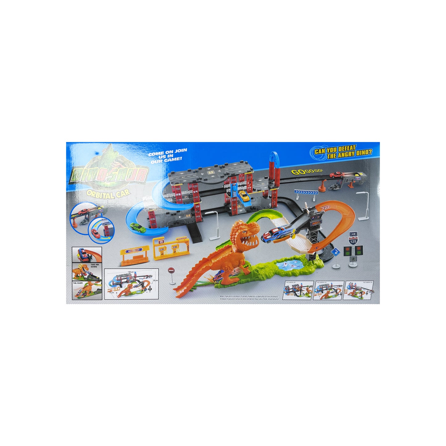 Dinosaur Orbital Car Set