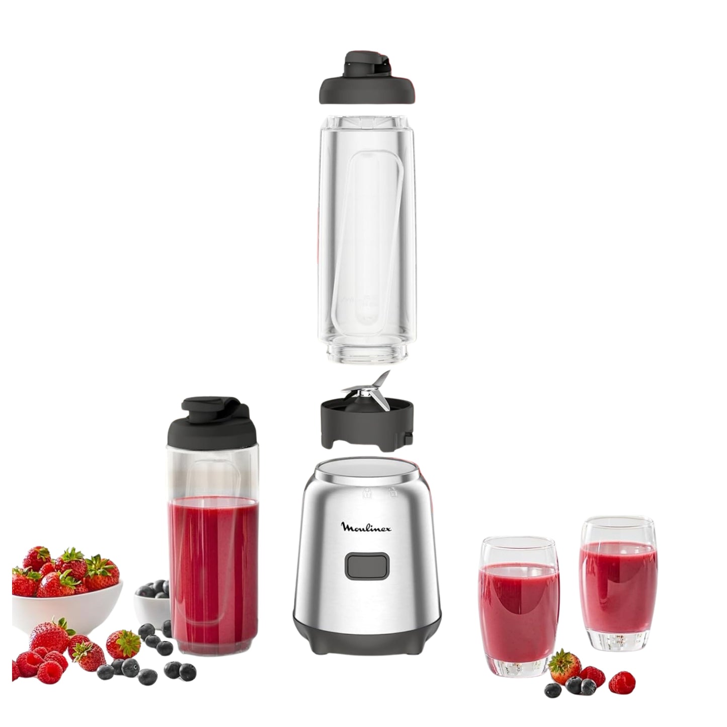 Moulinex Mix and Move Blender blender, 300 W, Total capacity 0.8 L,