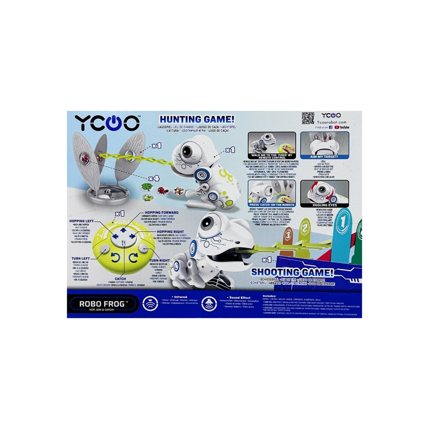 ROBOT FROG Hop,Aim And Catch including Remote