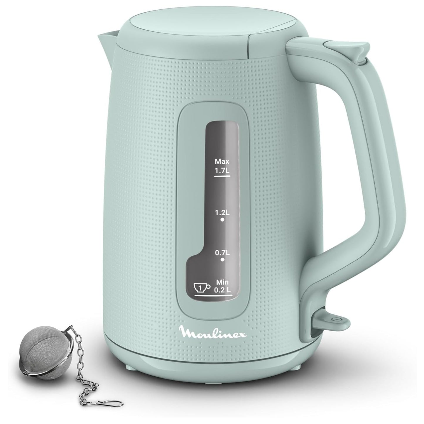 Moulinex Morning, Electric Kettle, 1.7 L, 1 Cup Indicator, Anti-Limescale Filter, Tea Infuser Included, Easy Filling and Cleaning, Auto Stop, Elegant Design..