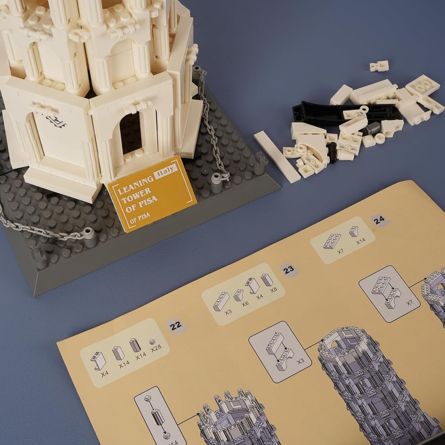 Leaning Tower Of Pisa Building Block - 1334 Pieces