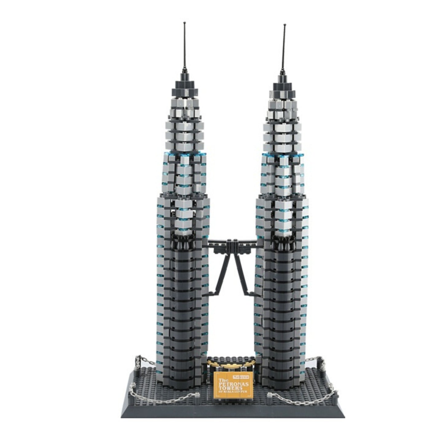 Twin Towers, Kuala Lumpur, Malaysia building Blocks - 1173pcs
