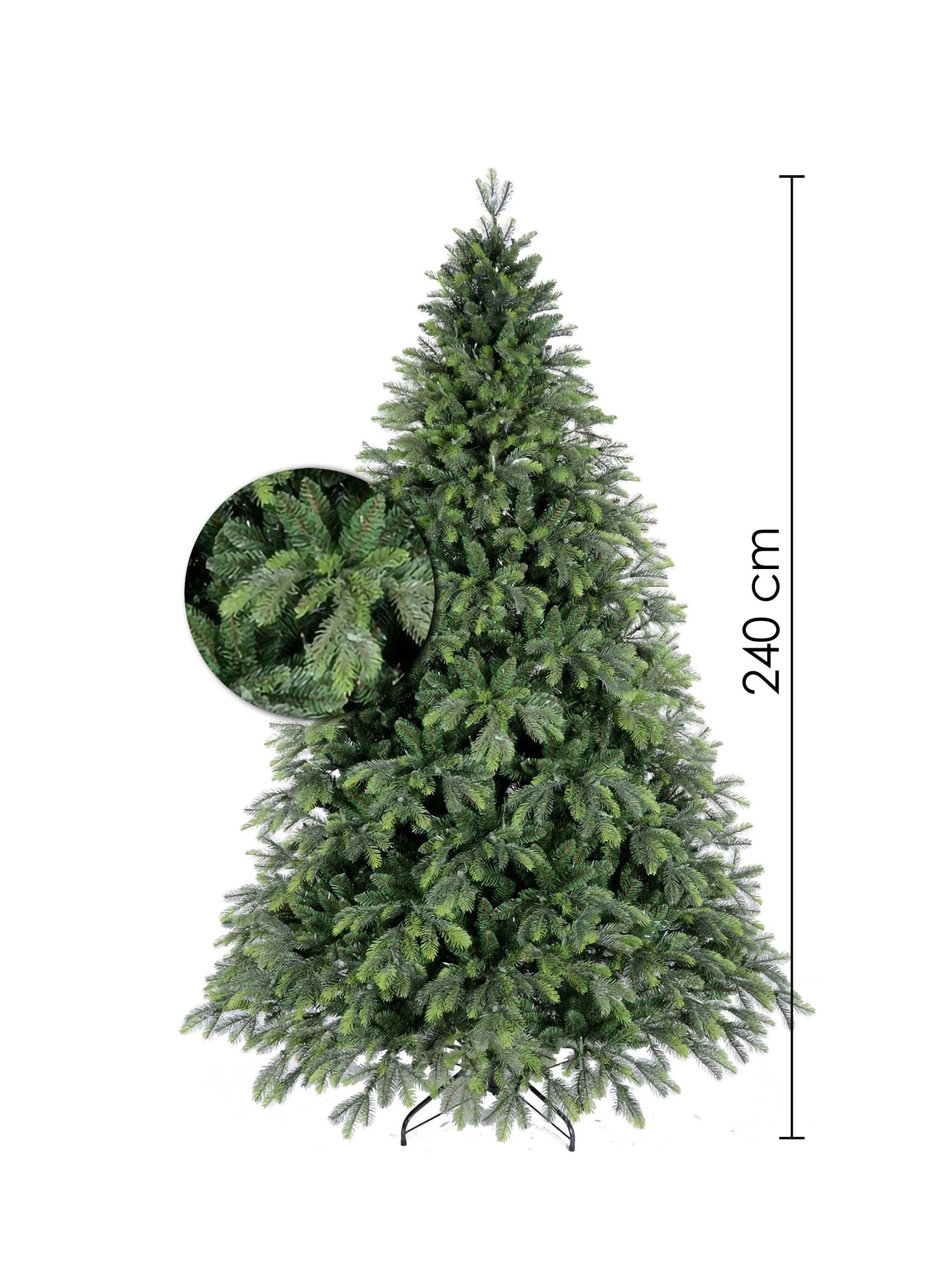 Pine needle Christmas tree - 240cm