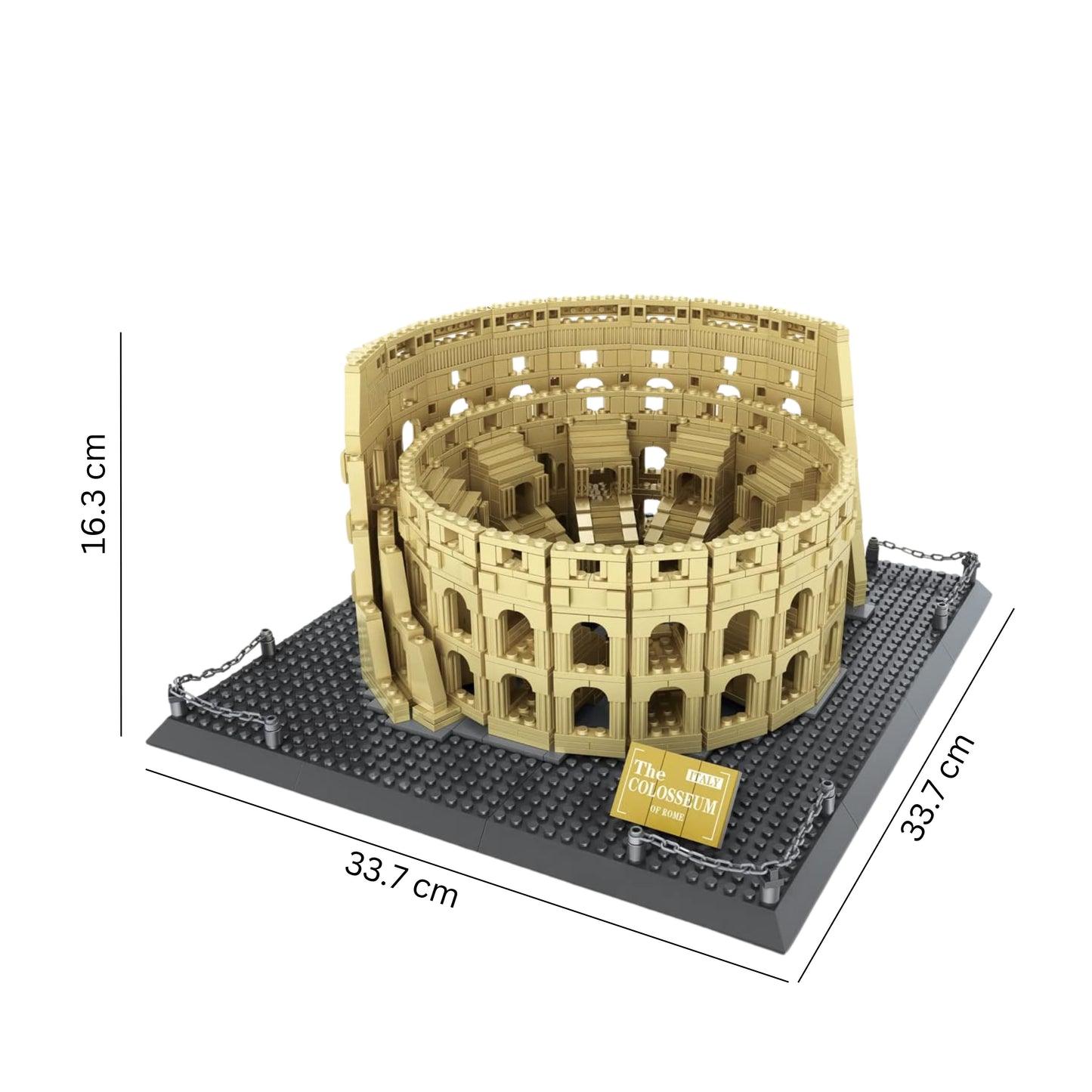 The Colosseum of Rome Building Blocks - 1756 Pcs