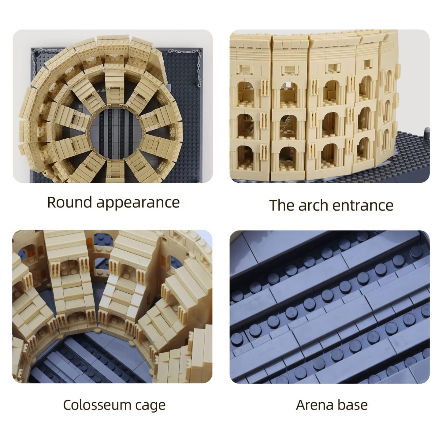 The Colosseum of Rome Building Blocks - 1756 Pcs