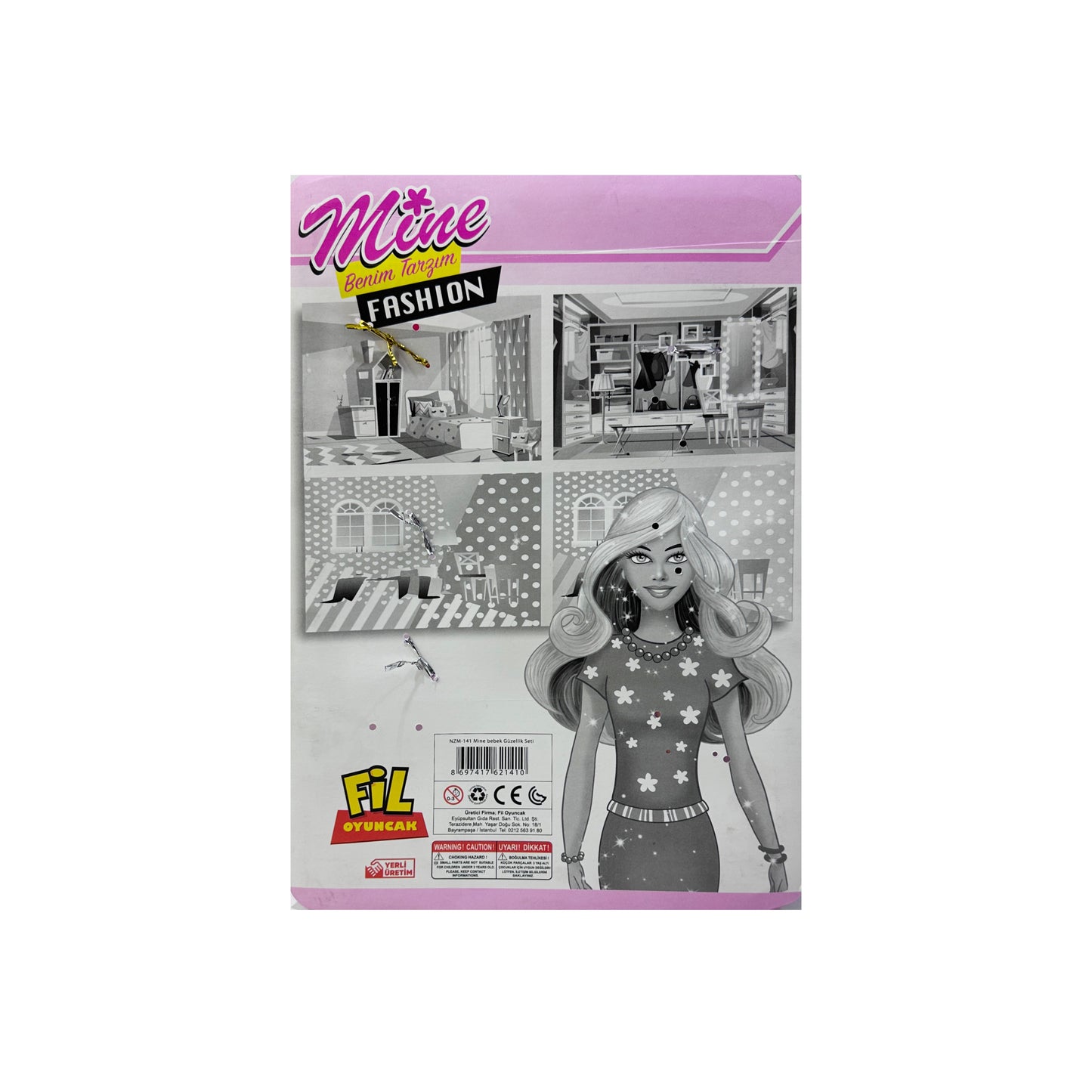 Beautiful Long Hair Fashion Doll with Shoes and Accessories