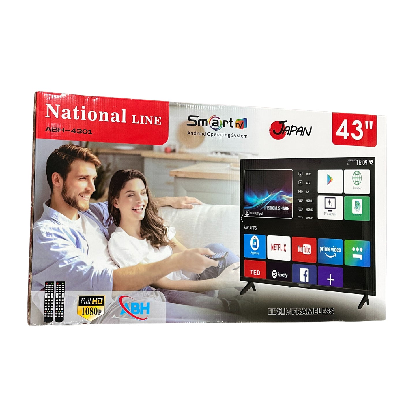 National Line  43 Inch full HD