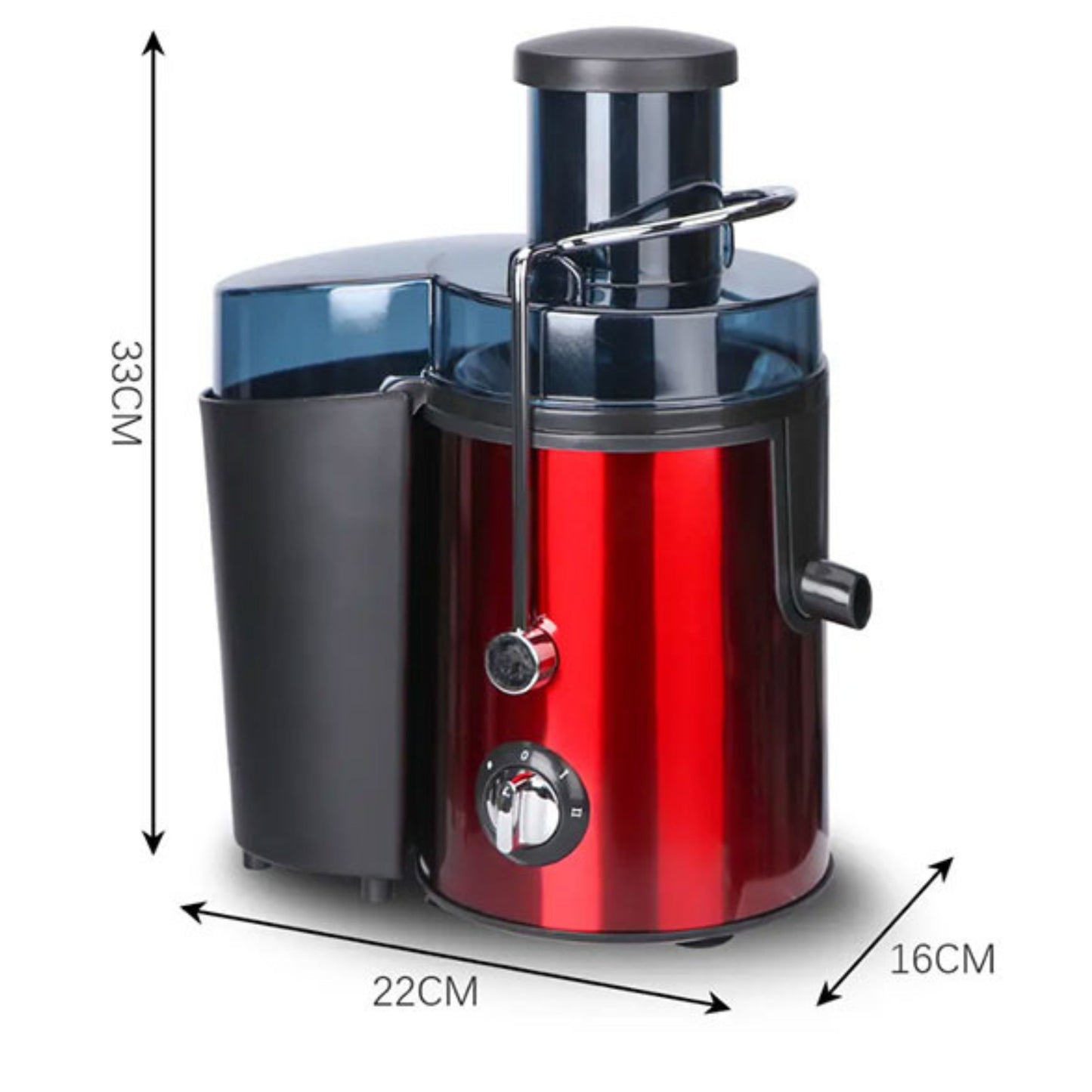 Raf Juice extractor 1000W - red