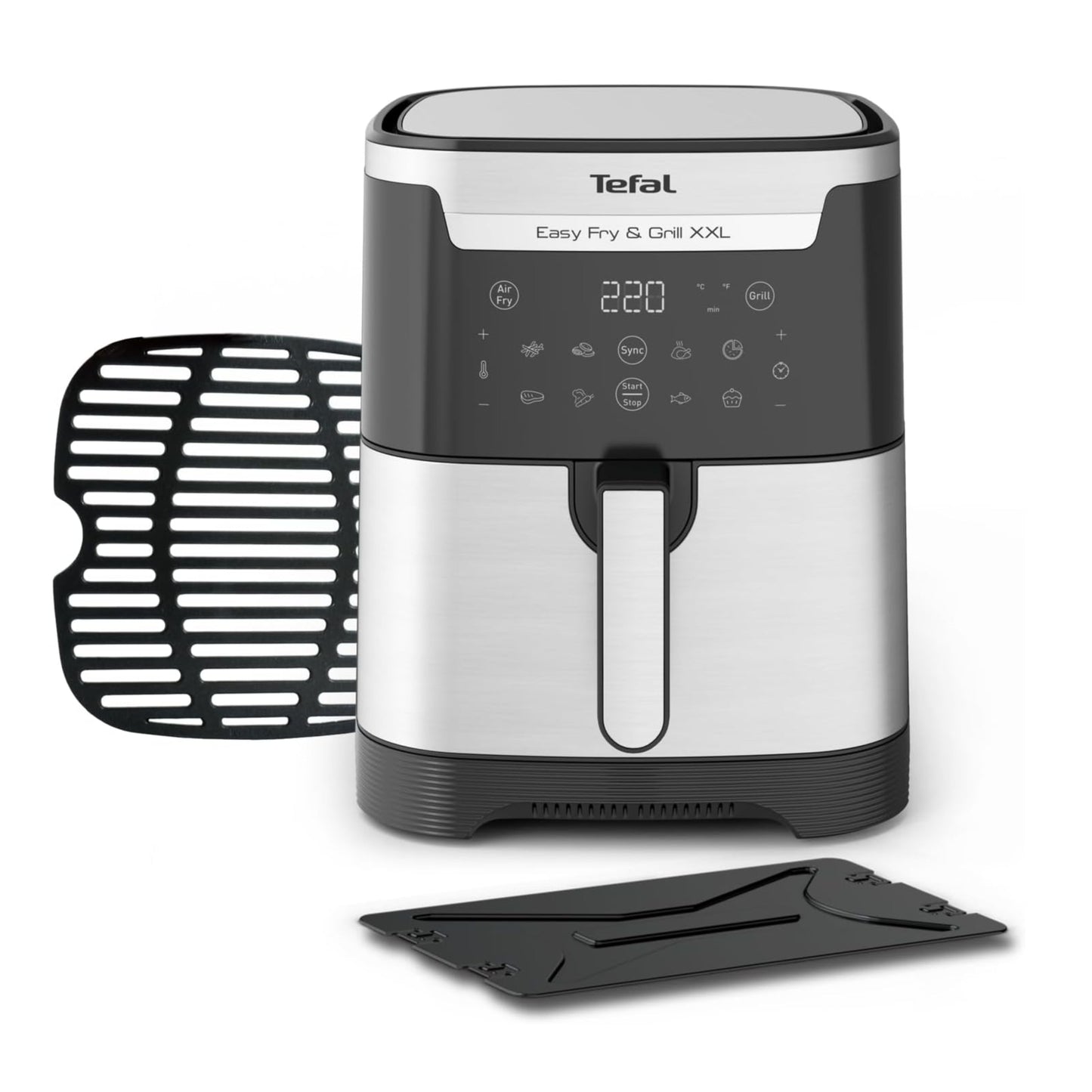 TEFAL Air Fryer Easy Fry&Grill Digital 2-in-1XXL 6.5 Capacity 1830 W Flexcook Divider for Dual Cooking Air Fry + Grill 8 Automatic Programs Adjustable...