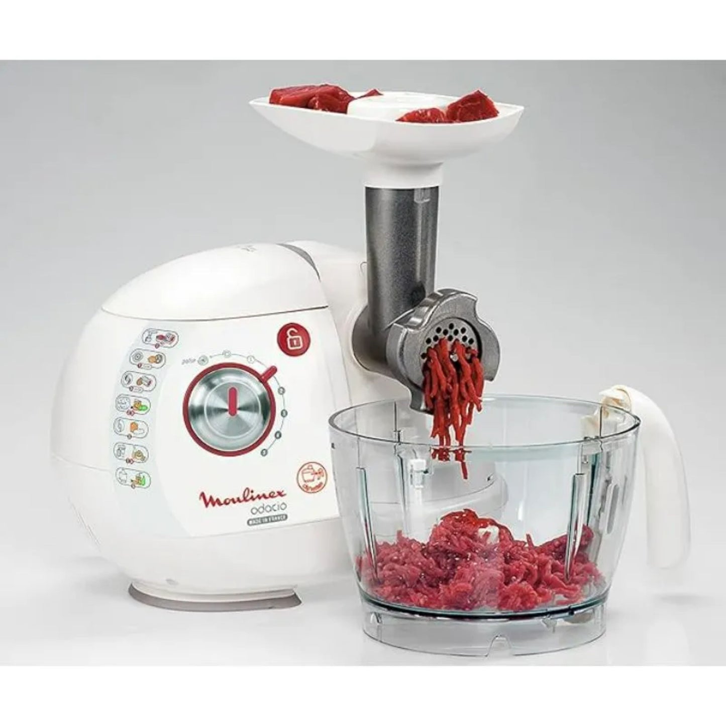 Moulinex – Food Processor, 38 Functions, 1000 W, White, Made In France
