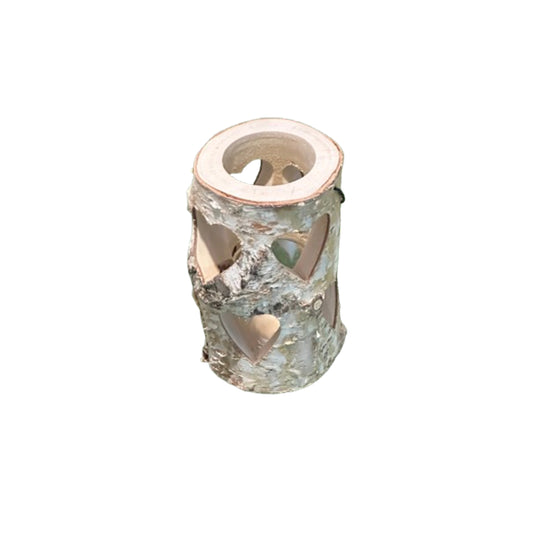 Christmas Log Candle Holder 20cm