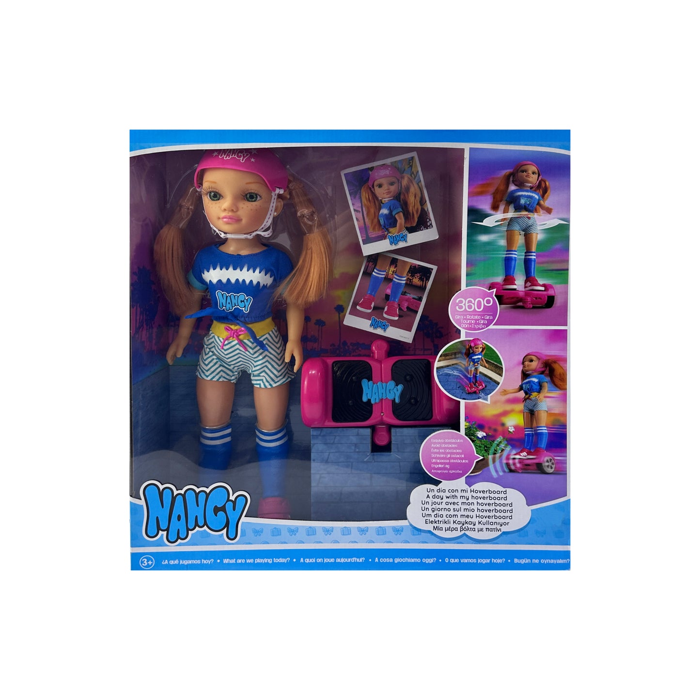 Nancy Muñec Doll  A day with my Hoverboard