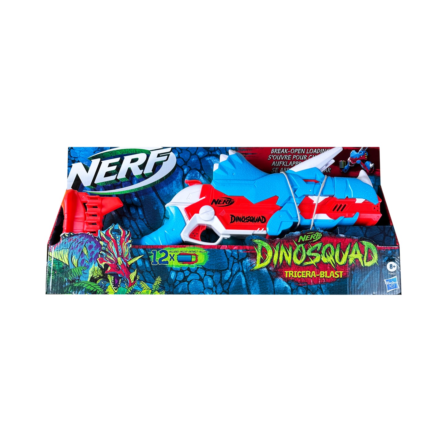 NERF DinosQuad Gun tricera-blast 12 shots