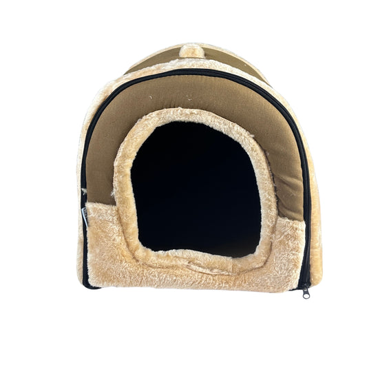 Brown and beige pet House available in 3 sizes