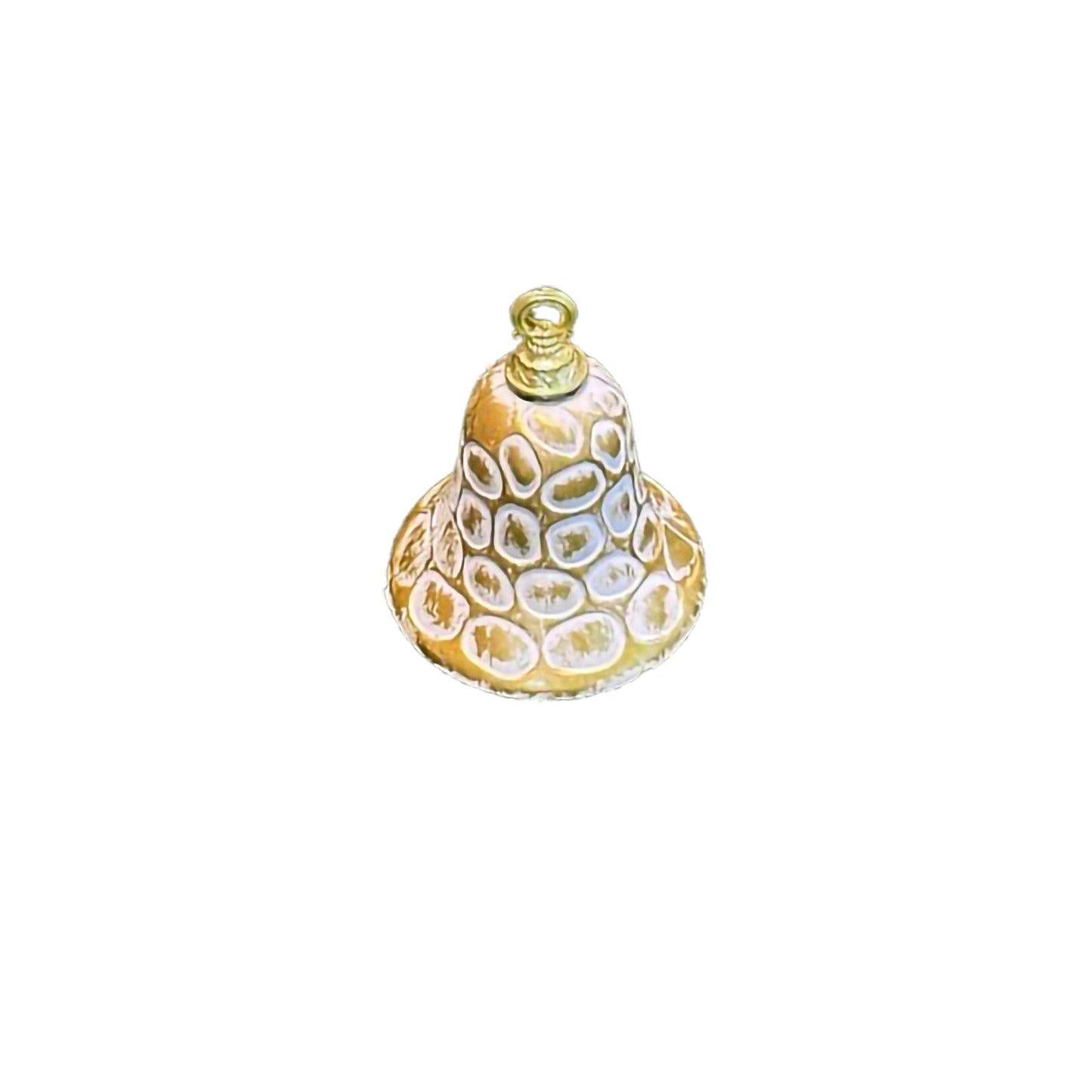 Christmas golden bell 12 cm