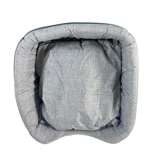 Squared Grey color pet bed available in 2 sizes