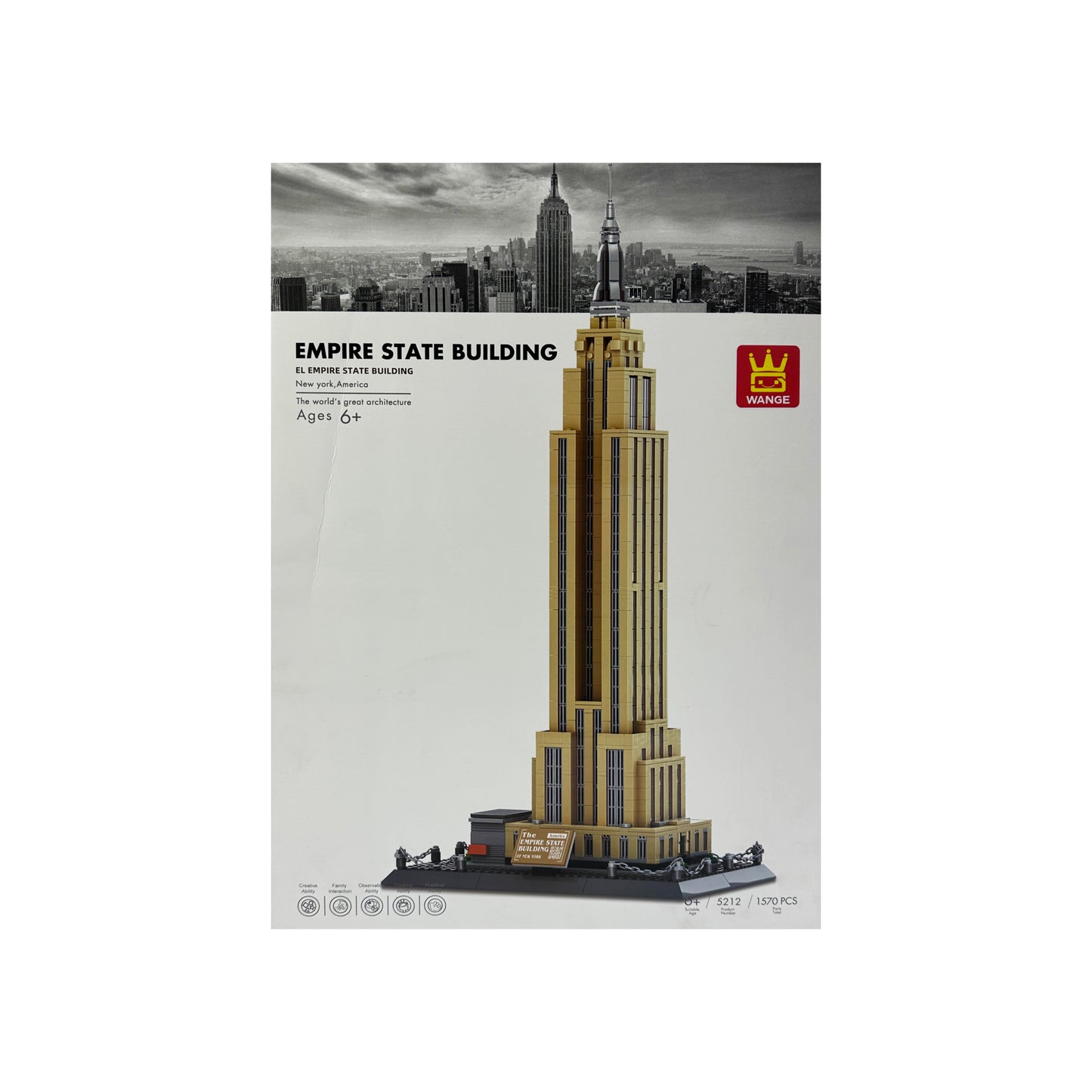 Empire State Building Kit - 1995 Pieces
