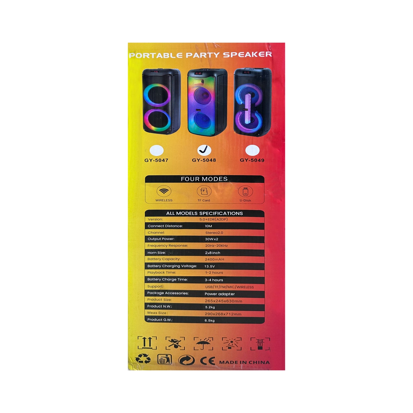 karaoke party boombox for indoor and outdoor