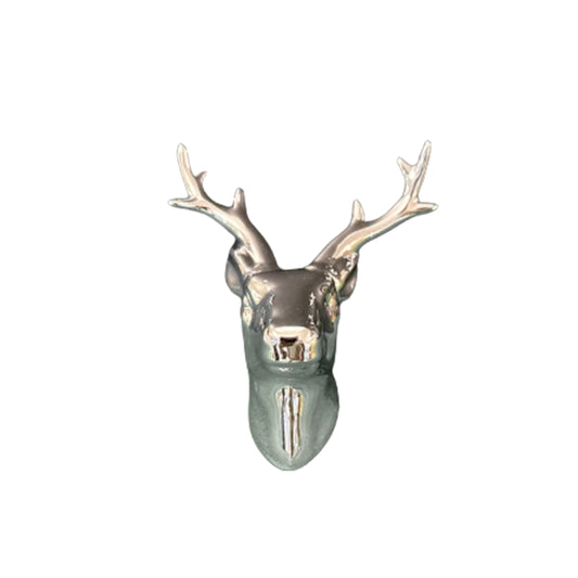 Deer Head Wall Hanging- Animal Head Resin Deer Head Home Decoration 15cm
