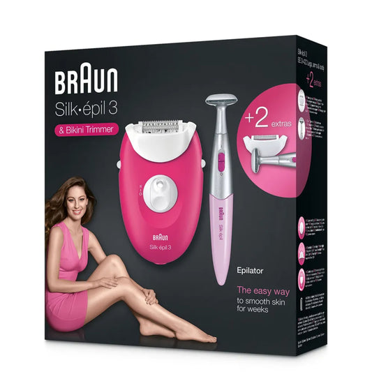 Braun Silk-épil 3 Epilator - Bikini trimmer  2 in 1