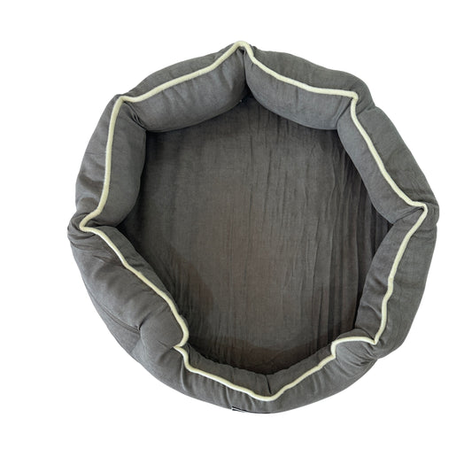 circular Grey pet bed Available in 2 sizes