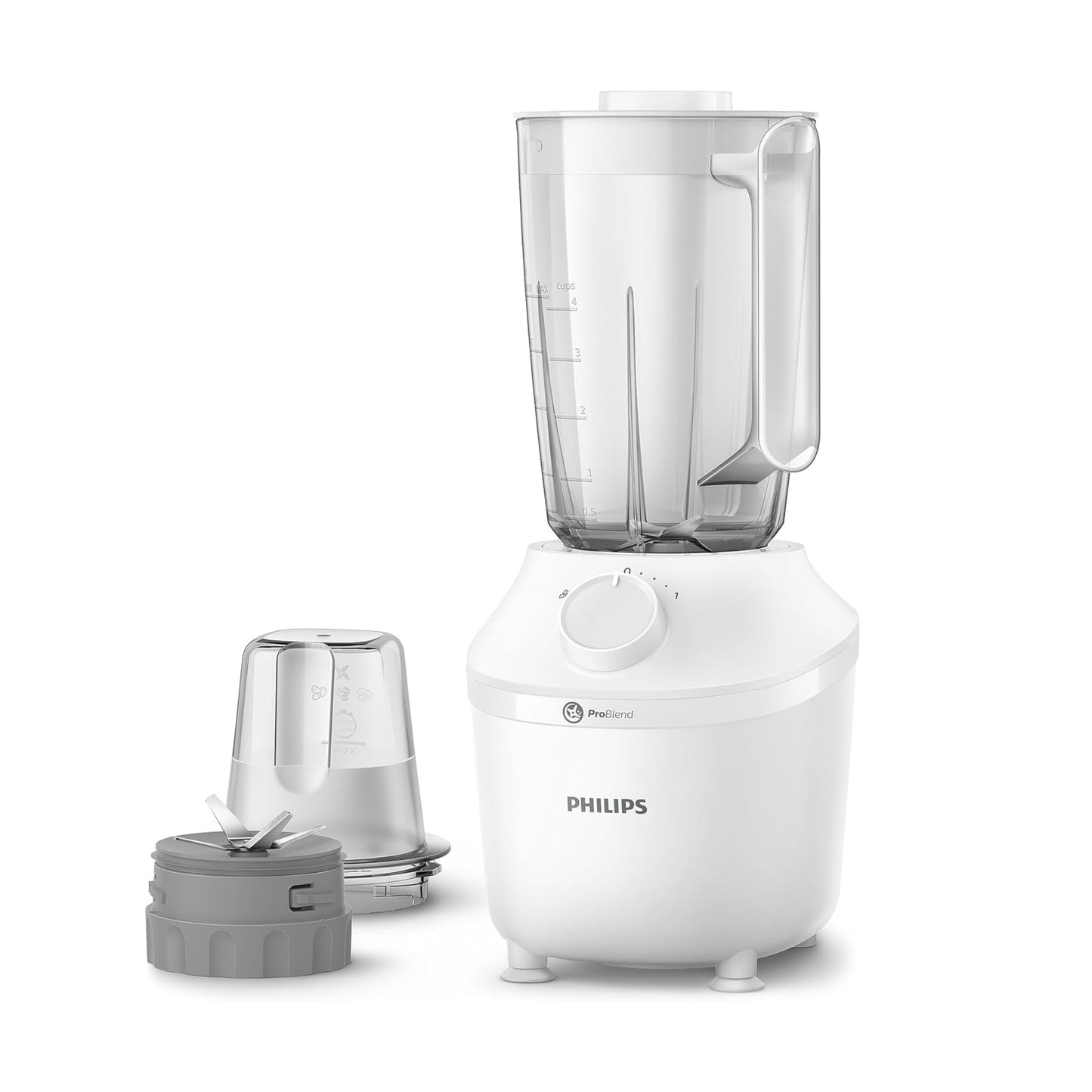 Philips 3000 Series Blender, 450W, 1.9 L, Plastic, White,