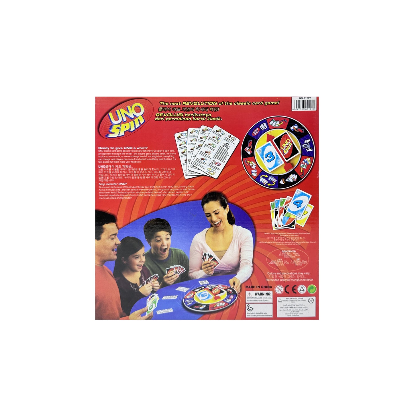 UNO Spin Card Game