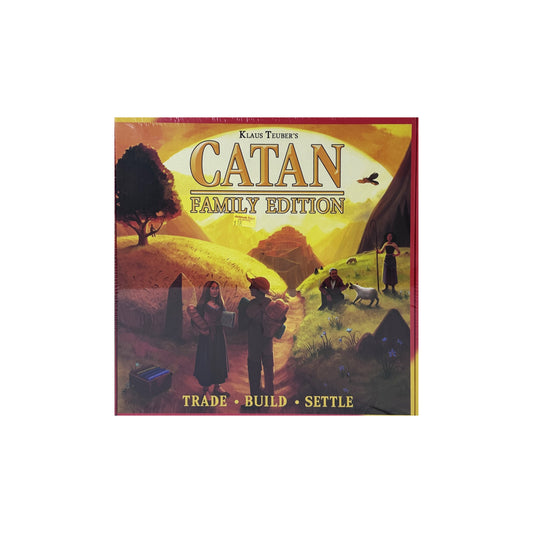 CATAN Family Edition trade build settle
