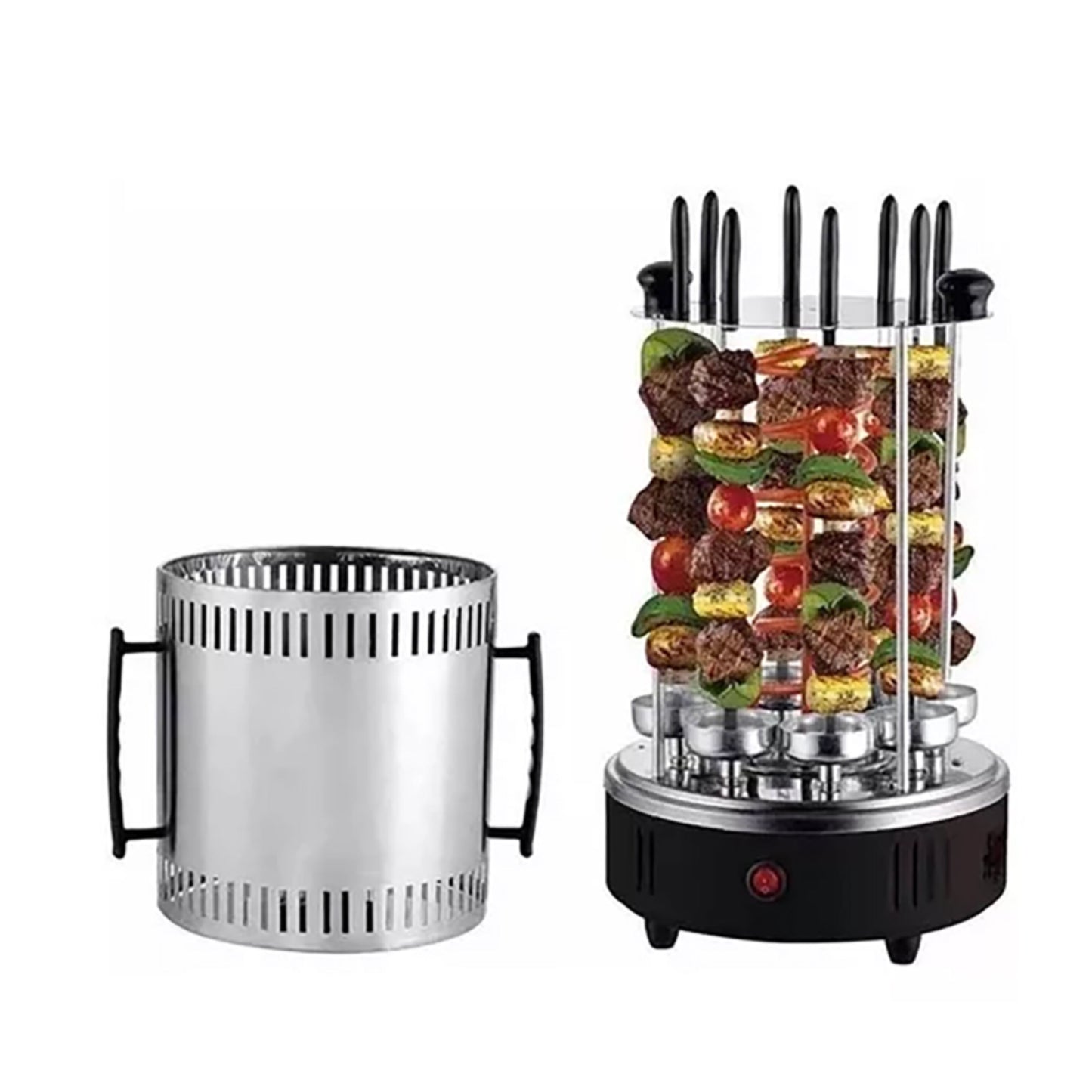 RAF  Electric Automatic Shish Grill Shaugili Meat BBQ Rotary Grill Portable Healthy Shish Grill 8 skewers