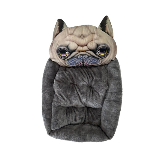 Grey Dog design pet bed
