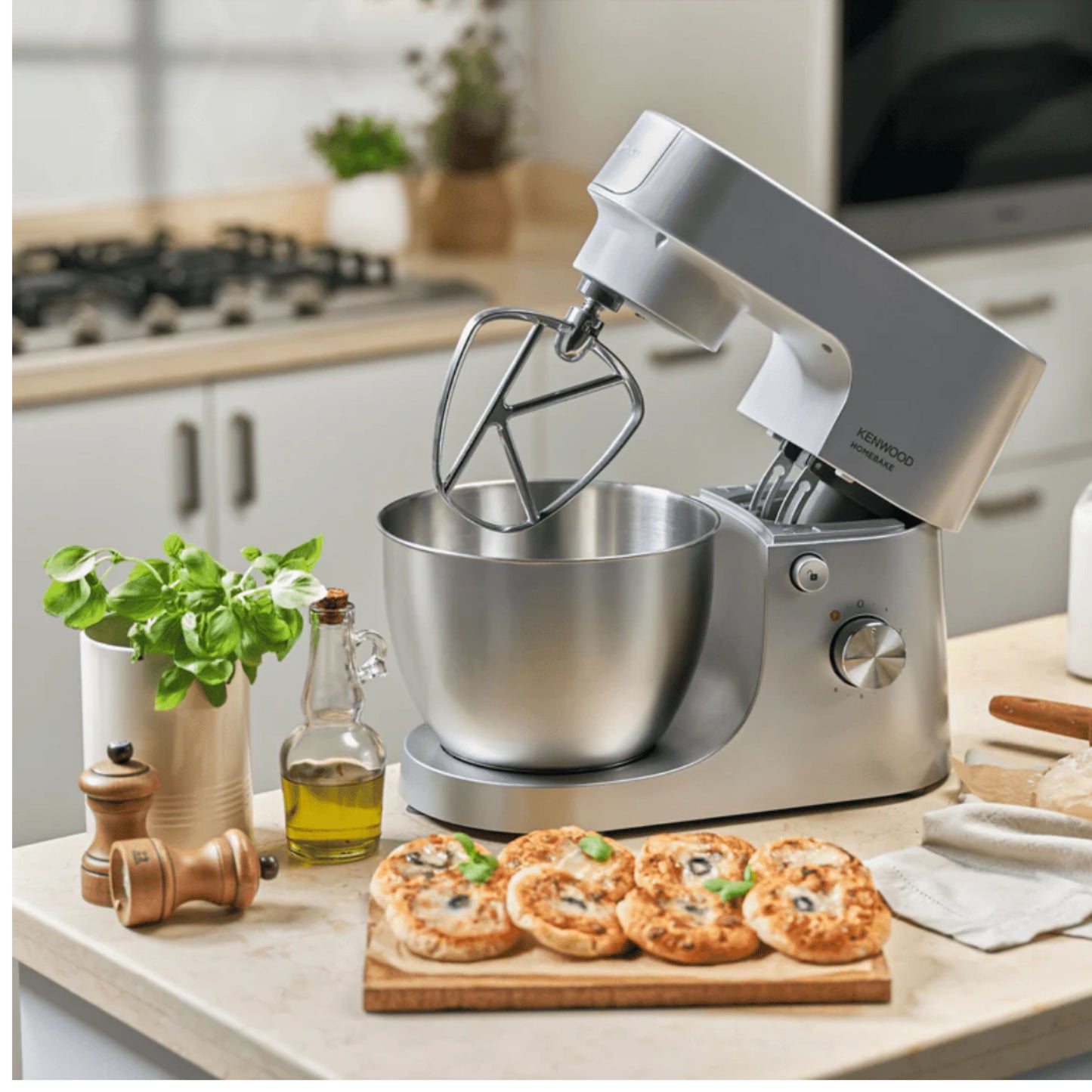 Kenwood HomeBake Stand Mixer, Silver