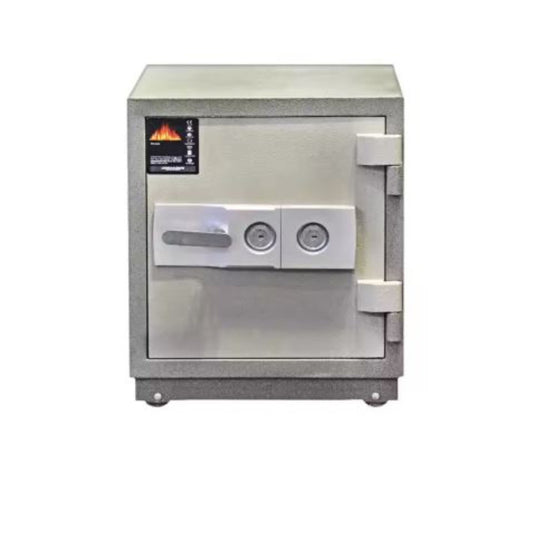 Gray 25 KG fire proof Safe with double keys - 40cm