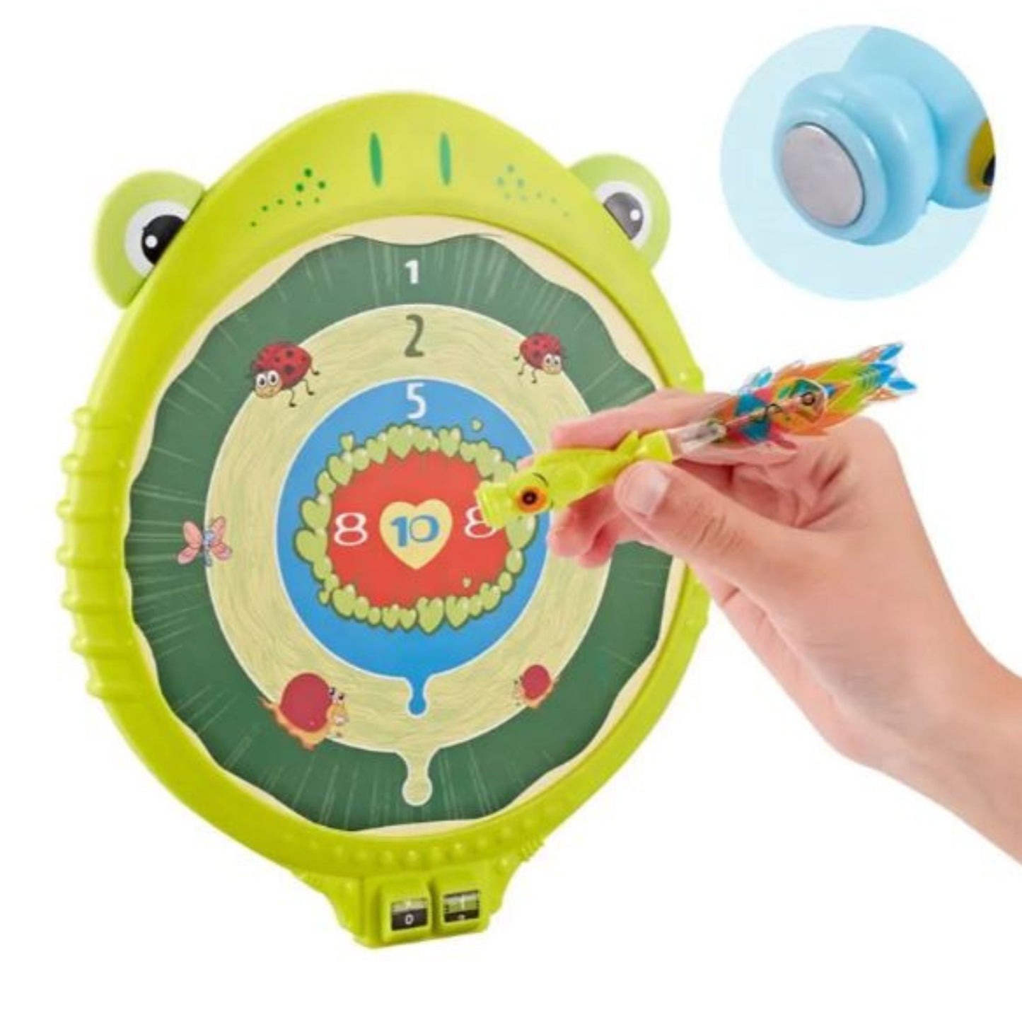 Magnetic animal throwing darts - 30cm board