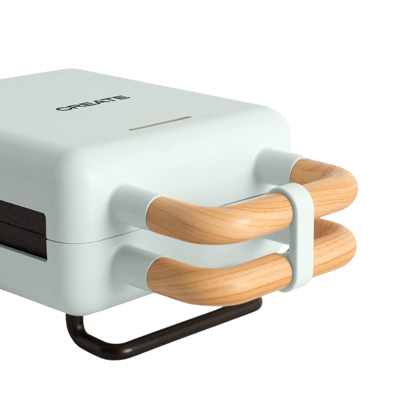 CREATE Stone Studio Sandwich Maker and Waffle Iron in Pastel Blue / 2 Interchangeable Non-Stick Plates, 1 Disc, 100º Opening, BPA-Free, 1 Disc, 105º Opening...