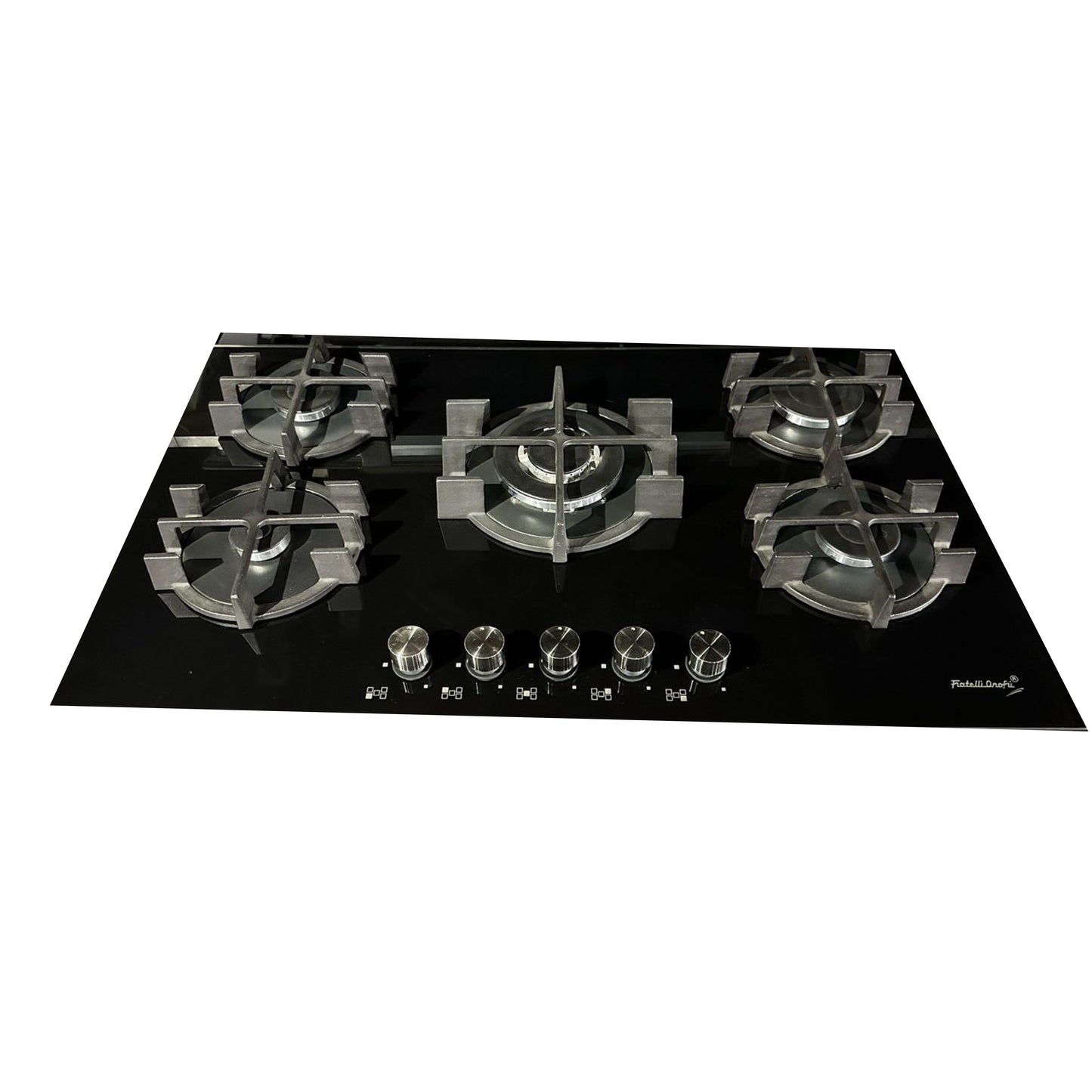 Fratelli onofri built-in glass top - black 90cm