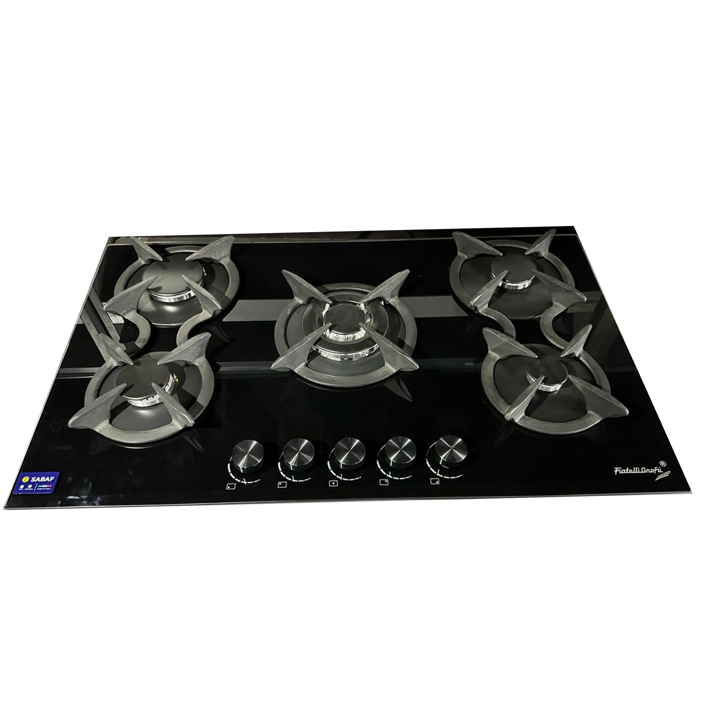 Fratelli onofri built-in glass top - black 90cm