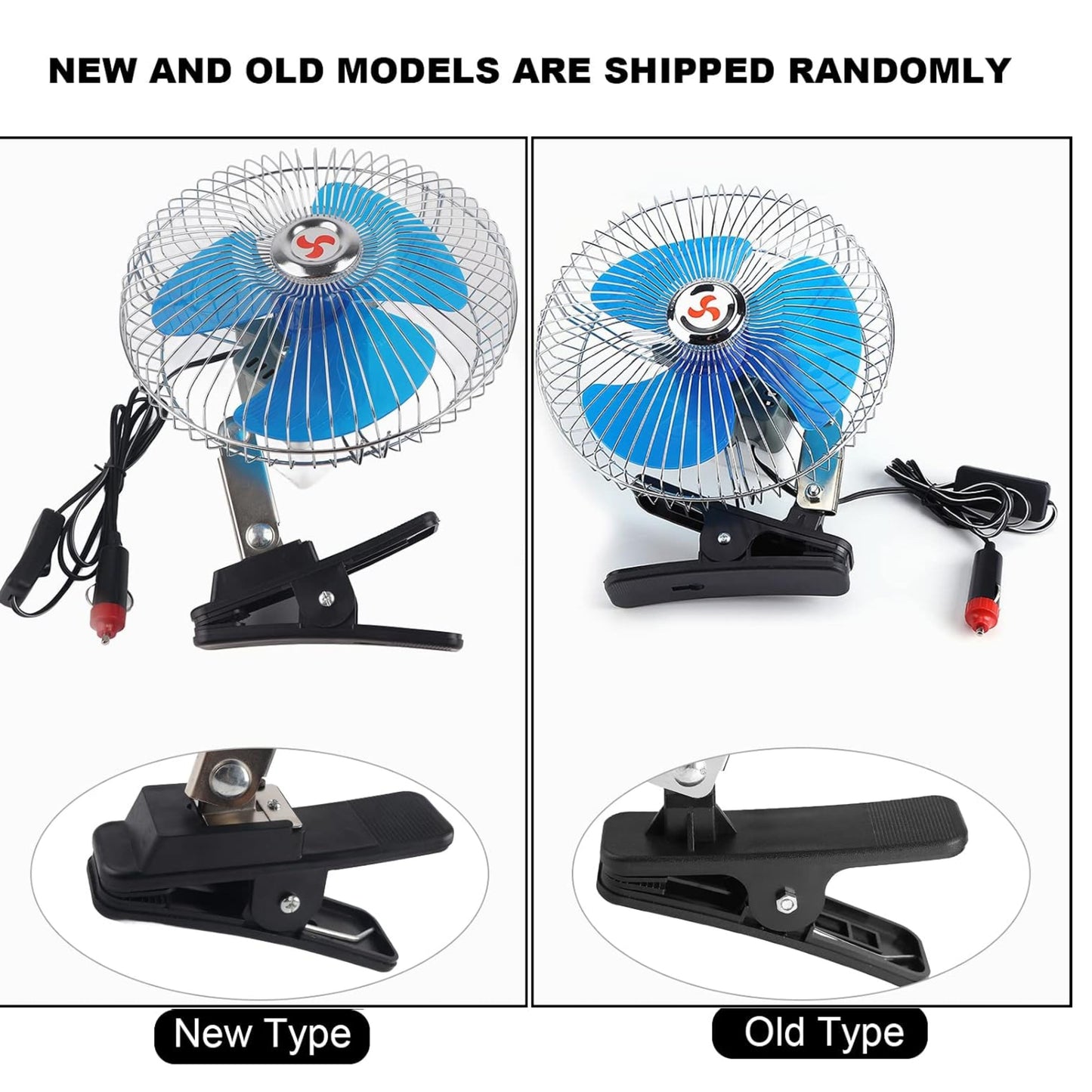 Portable  car & desk fan, , 12V 25W - 10''
