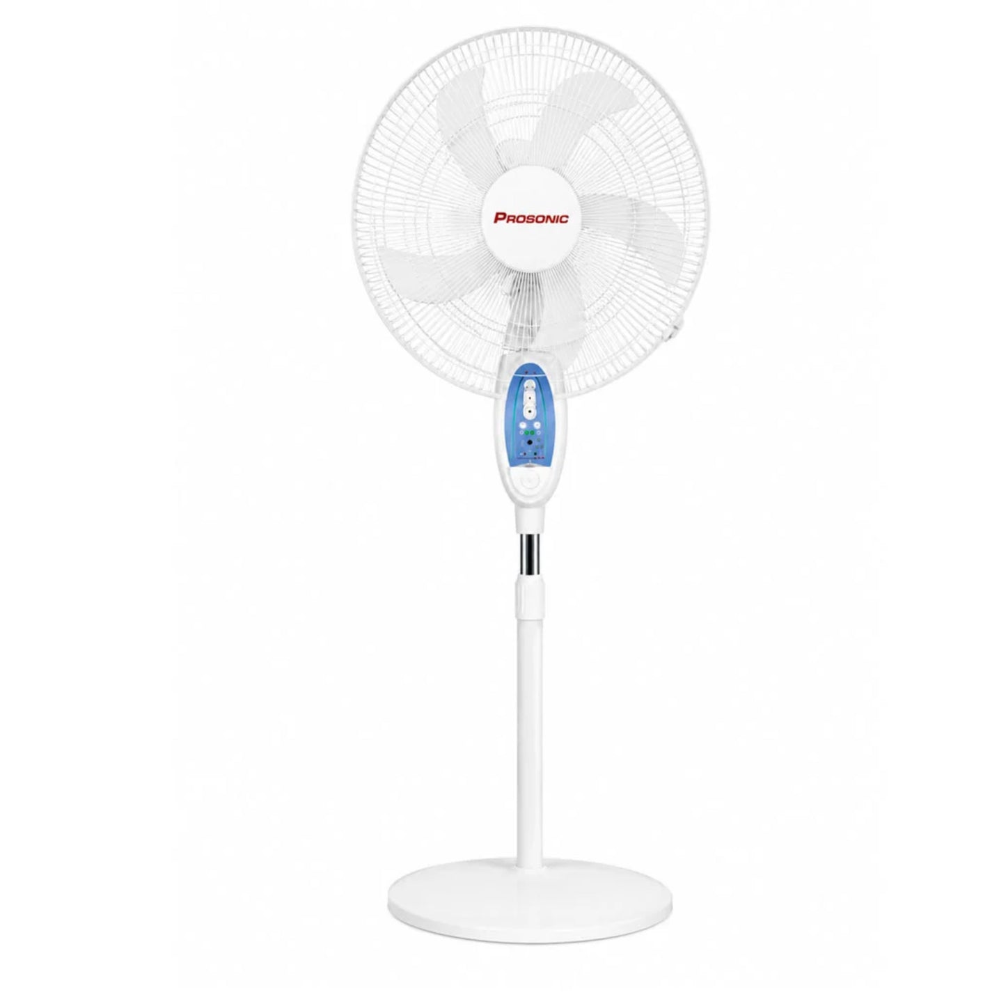 Prosonic 18" Rechargeable Dual Power Stand Fan with LED Light & Remote