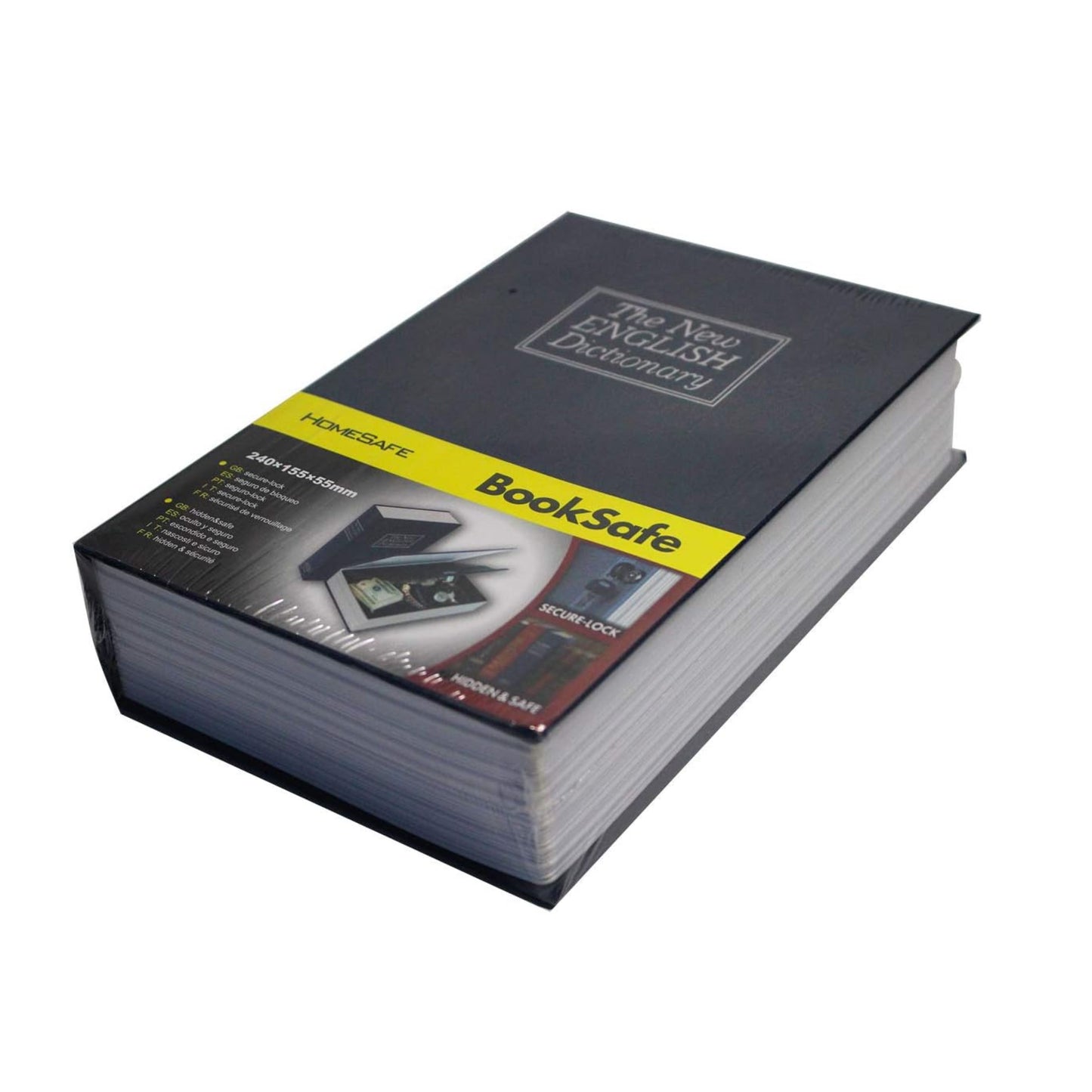 SEPOX® Ultimate Diversion Safe Book Box, Lock Box with Key 24cm