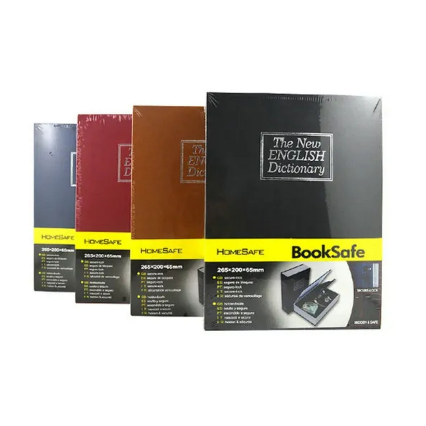SEPOX® Ultimate Diversion Safe Book Box, Lock Box with Key 24cm