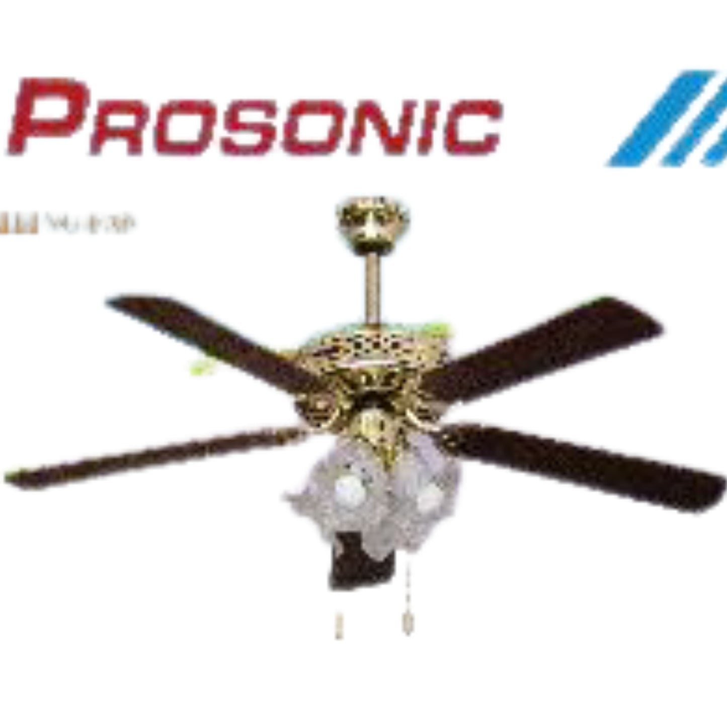 Prosonic 52" Decorative ceiling Fan with LED 70W