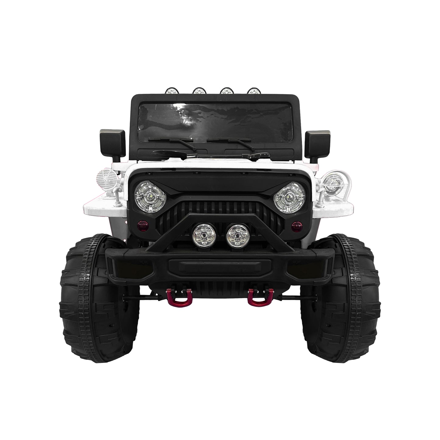 white Toyota Land Cruizer electrical vehicle  2 seats